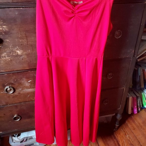 Red Cocktail Dress - Picture 1 of 4